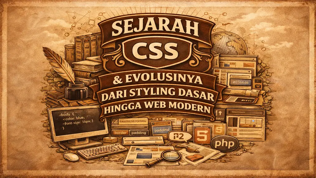 Sejarah CSS untuk desain web modern