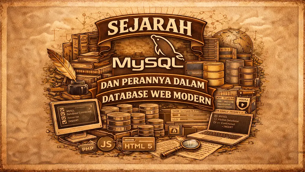Sejarah MySQL database web modern
