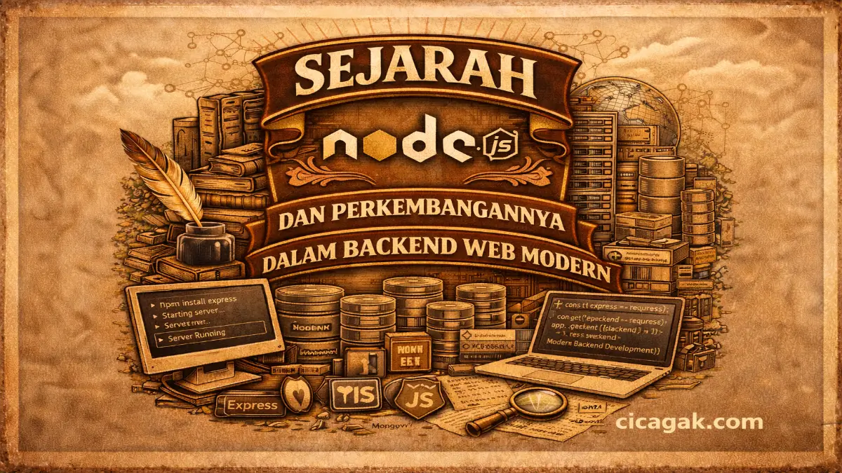 sejarah node.js dan backend web modern
