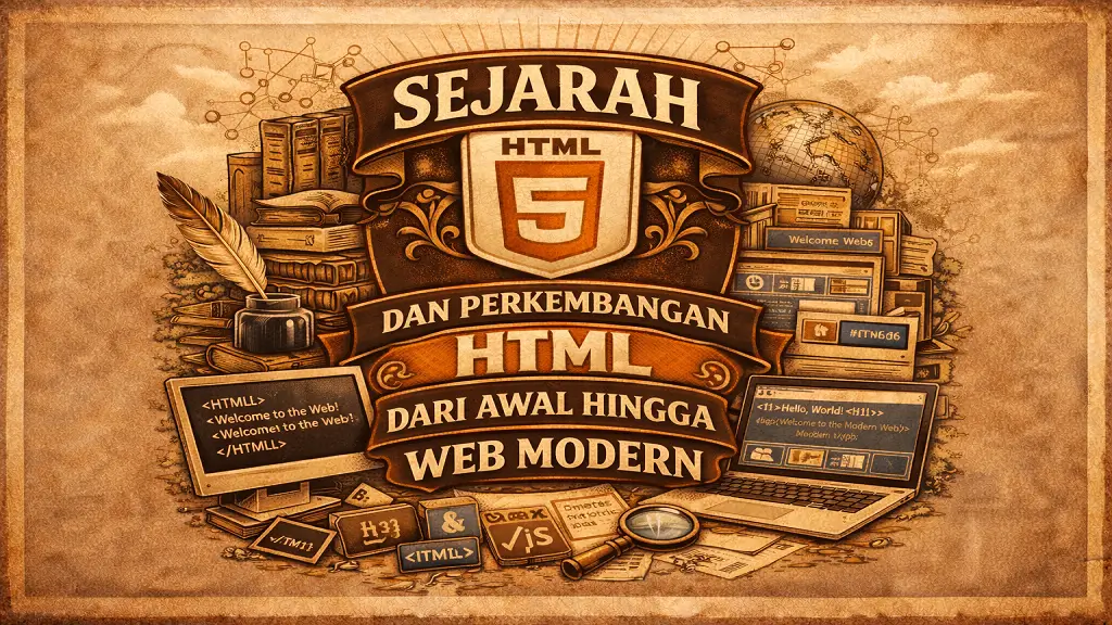 Perkembangan HTML dari awal hingga web modern