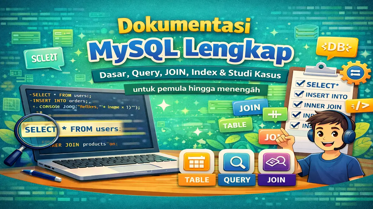 Dokumentasi MySQL Lengkap Dasar dan contoh