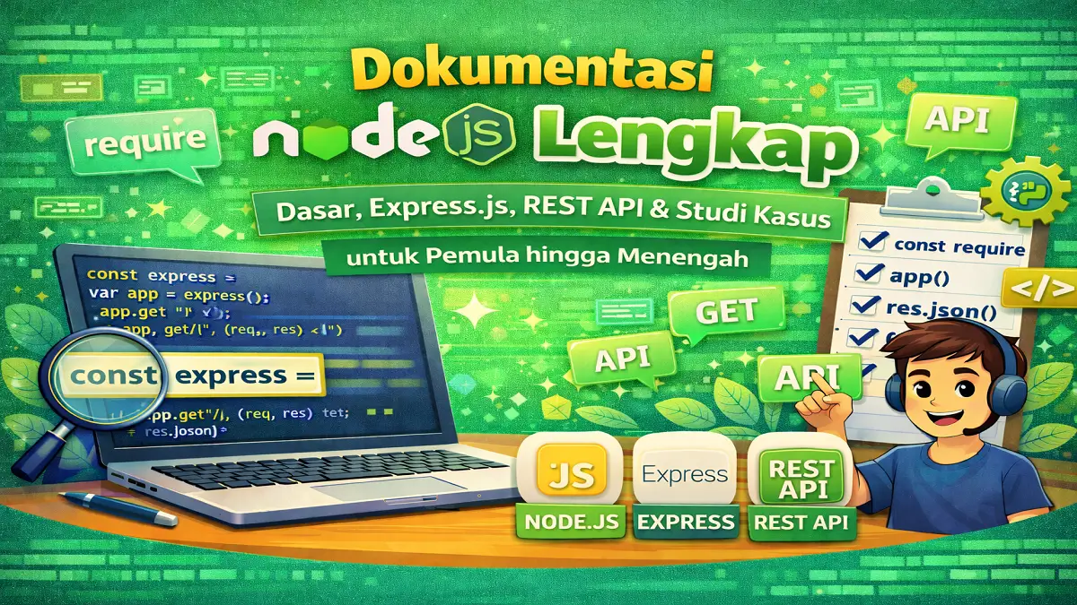 dokumentasi node.js lengkap